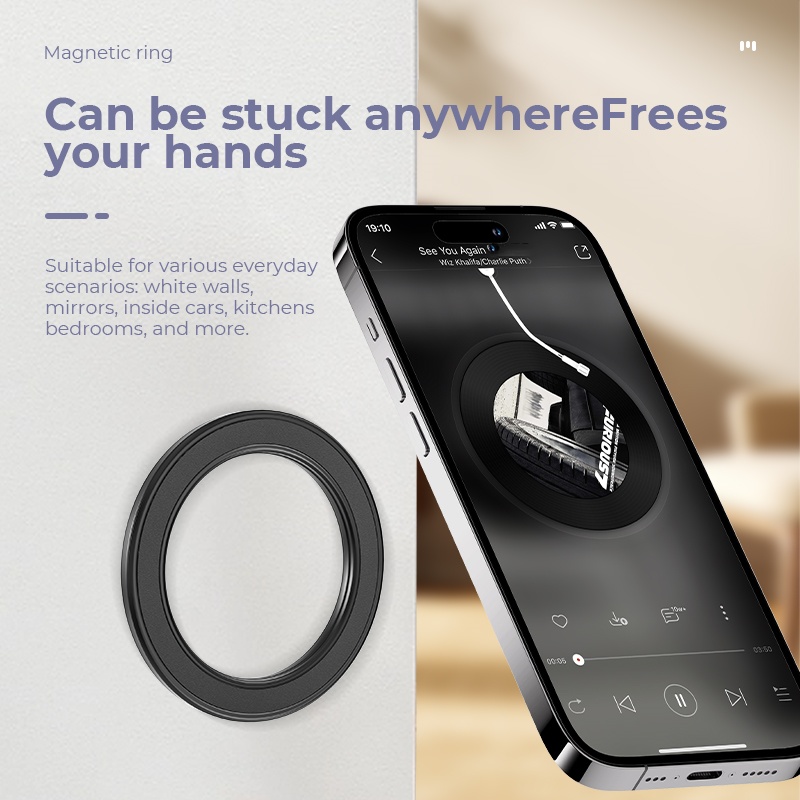Phone Accessories Useful - ل Magsafe حامل هاتف حلقي مغناطيسي
