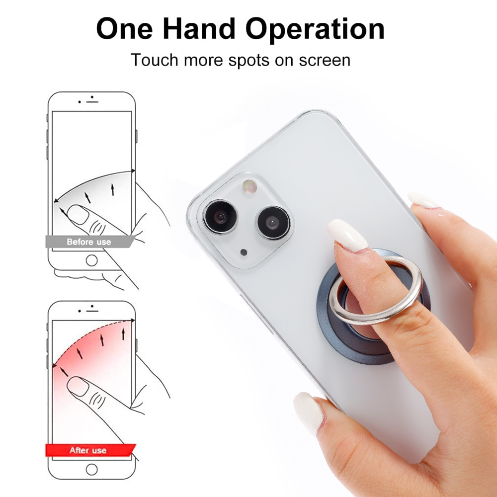 حامل هاتف دوار 360 درجة مع حلق - مراجعة Phone Accessories Holder Car وسعره